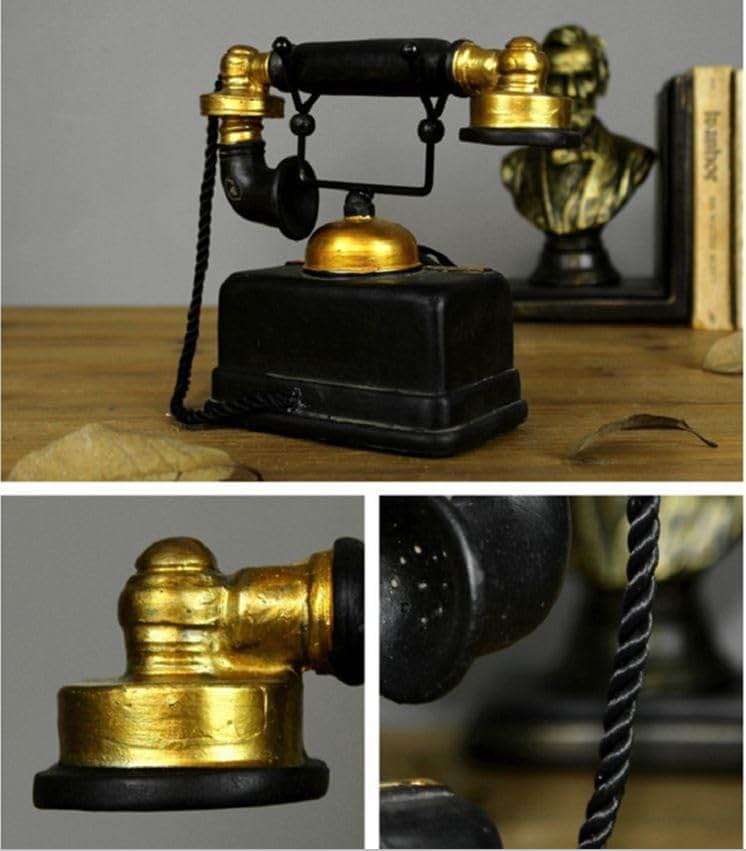 Retro Phone Model Small Creative European Resin Rotary Dial Telephone, Coffee Shop, Bar, Showcase, Home Decoration Props - Image 6
