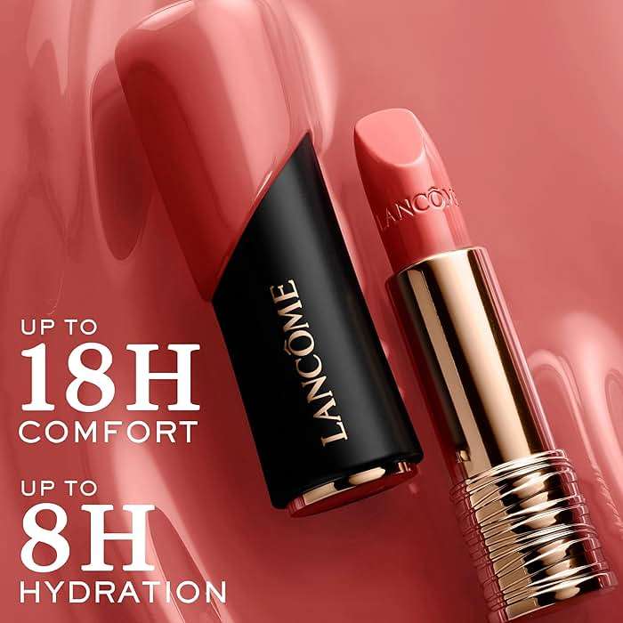 Lancôme L'Absolu Rouge Hydrating Cream Lipstick - Smudge-Resistant & Luminous Finish - Up To 18HR Comfort - Image 5