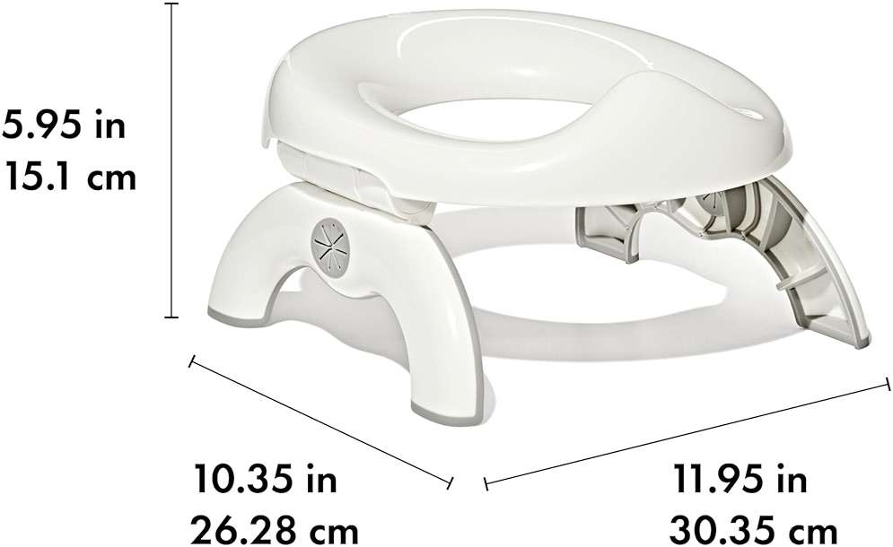 OXO Tot 2-in-1 Go Portable Potty with Travel Bag, Travel Potty Seat for Toddler - Image 2