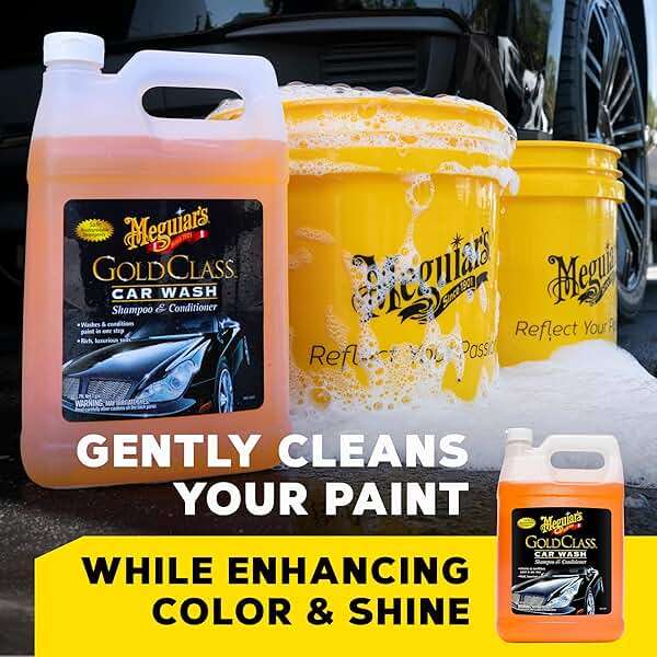 Meguiar's Gold Class Car Wash, Ultra-Rich Foam Car Wash Soap and Conditioner for Vehicle Cleaning, Paint Cleaner to Clean and Condition in One Easy Step, 1 Gallon - Image 2