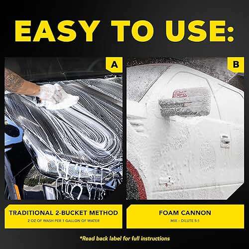 Meguiar's Gold Class Car Wash, Ultra-Rich Foam Car Wash Soap and Conditioner for Vehicle Cleaning, Paint Cleaner to Clean and Condition in One Easy Step, 1 Gallon - Image 6