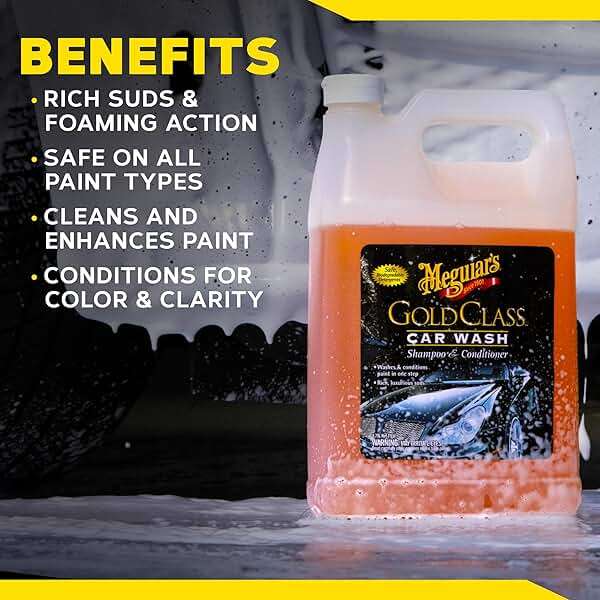 Meguiar's Gold Class Car Wash, Ultra-Rich Foam Car Wash Soap and Conditioner for Vehicle Cleaning, Paint Cleaner to Clean and Condition in One Easy Step, 1 Gallon - Image 8