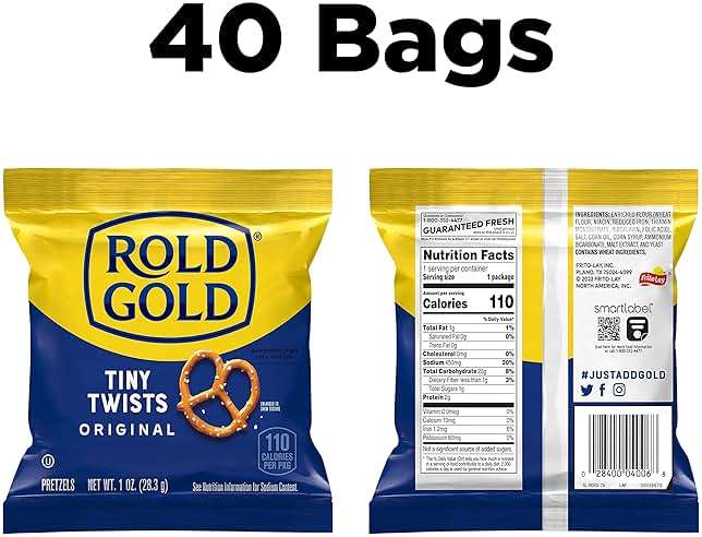 Rold Gold Tiny Twists Pretzels, 1 Ounce (Pack of 40) - Image 2