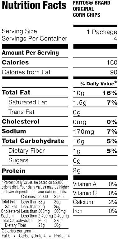 Fritos Corn Chips, Original, 1 Ounce (Pack of 40) - Image 3