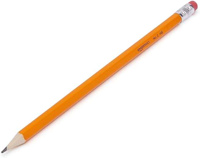 Amazon Basics Wood-Cased #2 HB School Pencils with Erasers for Writing and Drawing, Pre-sharpened, Soft Strong Lead, Orange, 30 Count - Image 4