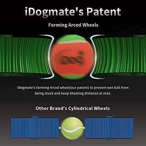 IDOGMATE Automatic Dog Ball Launcher - Rechargeable Tennis Ball Thrower for Big/Medium-Sized Dogs - Remote Control - 3 Balls (2.5 inches) - Indoor/Outdoor Toy - Image 7