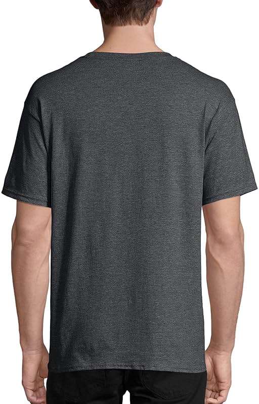 Hanes Men's Short Sleeve T-Shirt Pack, Big & Tall, Crewneck Cotton T-Shirts for Men, Value Packs - Image 3
