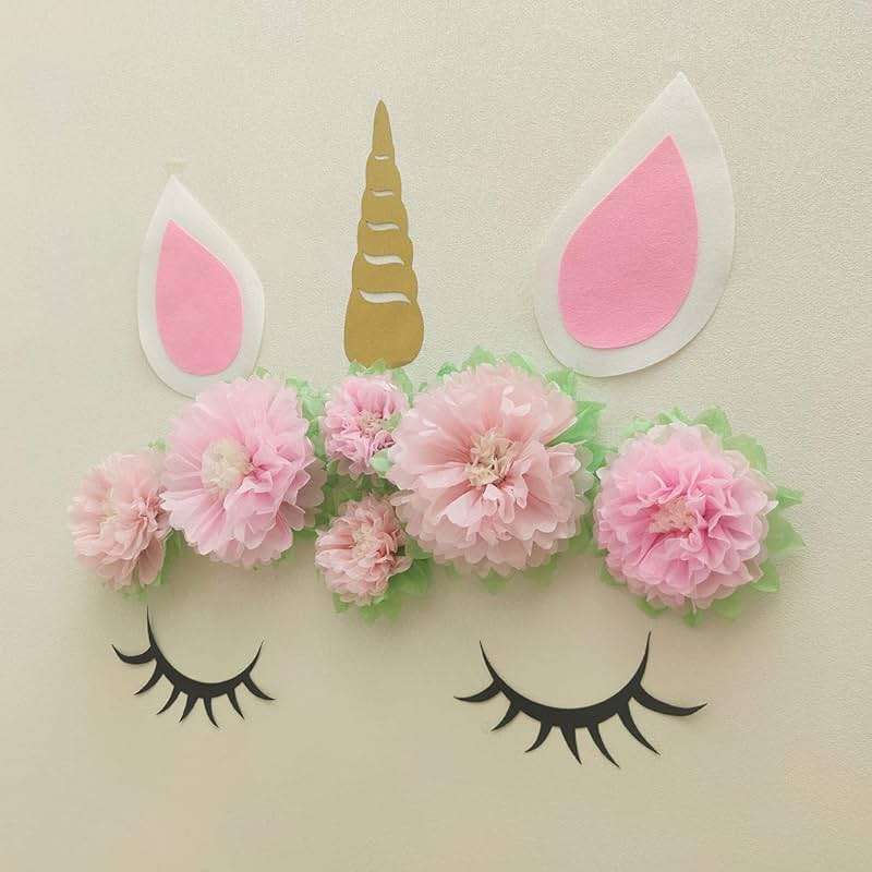 Mybbshower Pinks Flowers Decoration (11''-7'' Assorted) 6 pcs Artificial Tissue Paper Peony Nursery Wall Bridal Shower Centerpiece Baby Girl Birthday Tea Party - Image 6