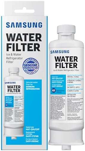 Samsung HAF-QIN/EXP Genuine Refrigerator Water Filter, Reduces 99% of Harmful Contaminants for Clean, Clear Drinking Water, 6-Month Life, Easy Install, Pack of 1 - Image 7