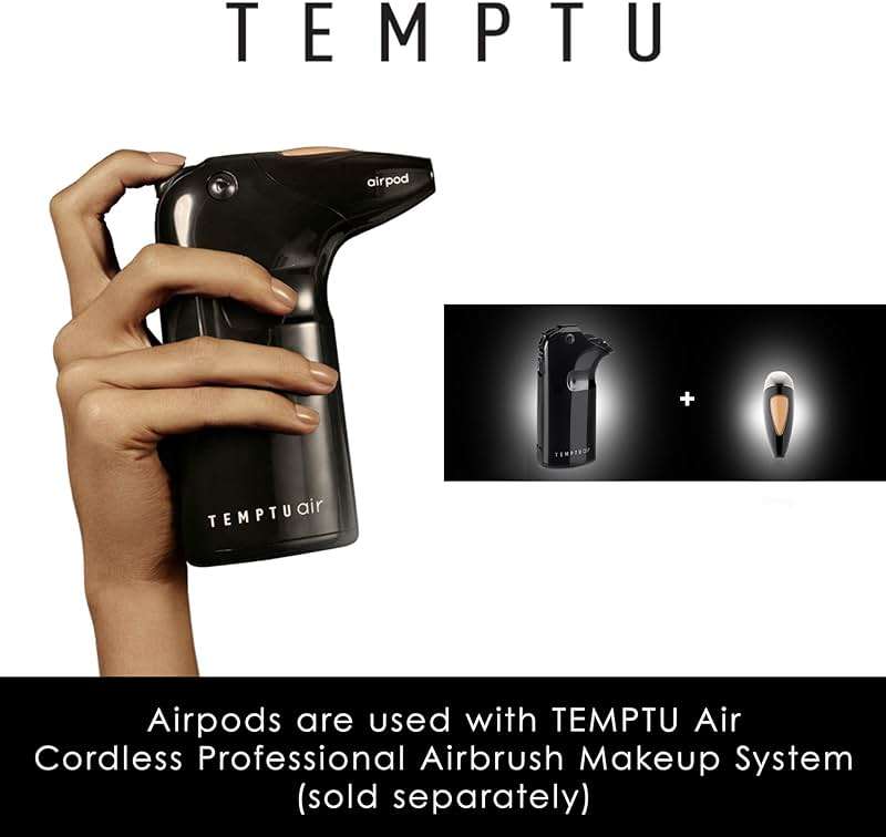 TEMPTU Airpod Airbrush Root Touch-up and Hair Color Kit, Vitamin-Enriched Weightless Non-greasy formula, for Long-wear color - Image 2