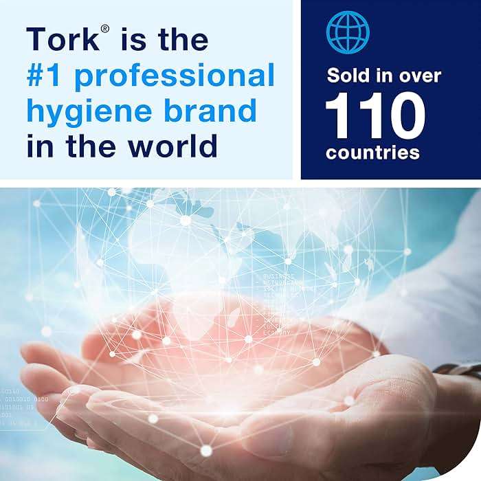 Tork Mini Jumbo Bath Tissue Roll - Toilet Paper Towels with Advanced Soft Quality, Compatible with T2 Tork Dispenser, 12 rolls x 1075, 2-Ply Sheets, Color: White, 11020602 - Image 8