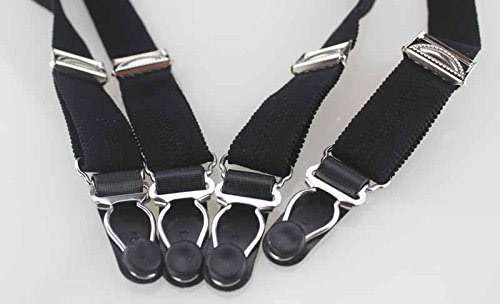 TVRtyle Women's Mysterious Sexy Black 4 Vintage Metal Clips Garter Belts for Stockings - Image 6