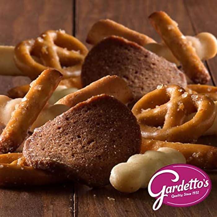Gardetto's Original Recipe Snack Mix, Crunchy Breadsticks, Pretzels & Roasted Rye Chips, Kosher Snacks Multipack, 10 Single-Serve Bags, Individually Wrapped Party & Family Pack, 17.5 oz Bulk Box - Image 4