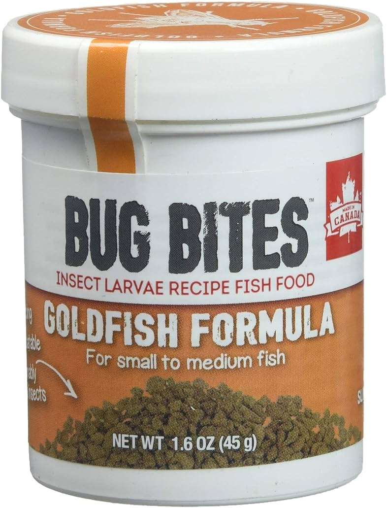 Fluval Bug Bites Goldfish Fish Food, Granules for Small to Medium Sized Fish, 1.6 oz., A6583 - Image 1