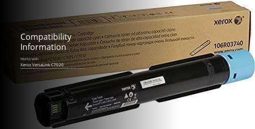 Xerox VersaLink C7020 /C7025 /C7030 Cyan Extra High Capacity Toner Cartridge (16,500 Pages) - 106R03740 - Image 3