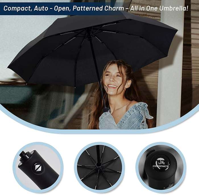 SY COMPACT Travel Umbrella Windproof Automatic Umbrellas Small Compact UV Sun Protection Factory Outlet Umbrella - Image 8