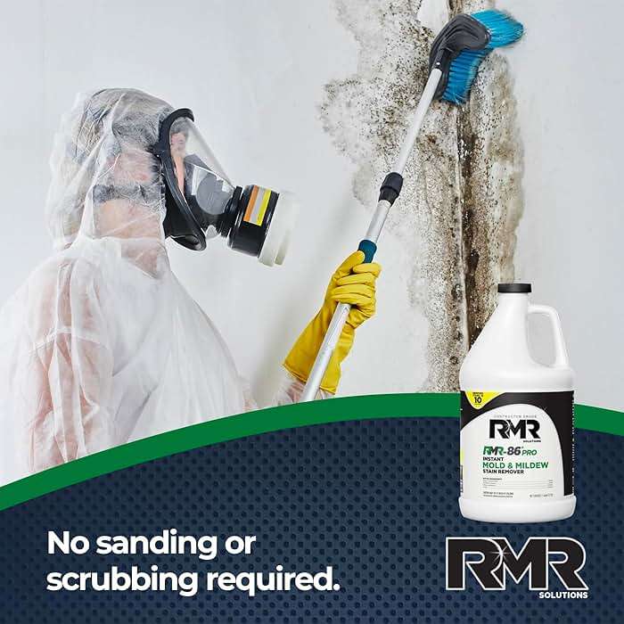 RMR-86 Pro Contractor Grade Mold Stain & Mildew Stain Remover Cleaning Solution, Professional Quality Formula, 1 Gallon - Image 4