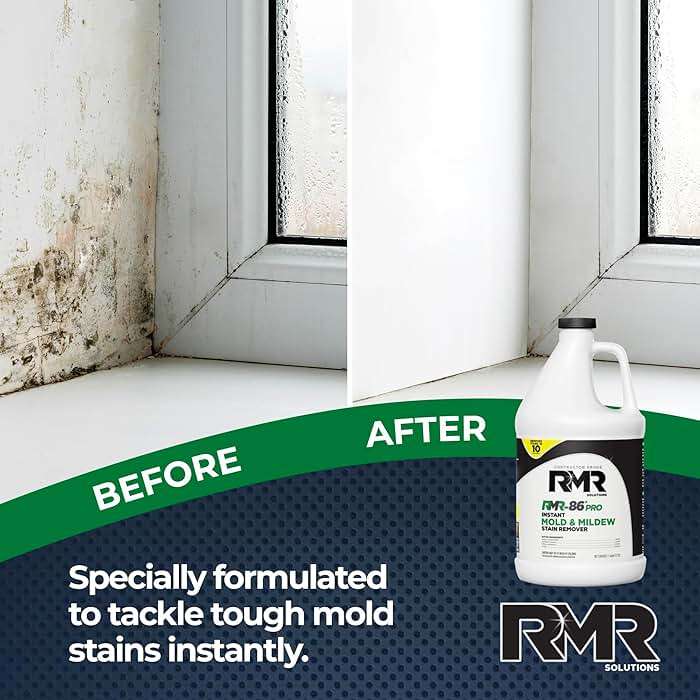RMR-86 Pro Contractor Grade Mold Stain & Mildew Stain Remover Cleaning Solution, Professional Quality Formula, 1 Gallon - Image 7