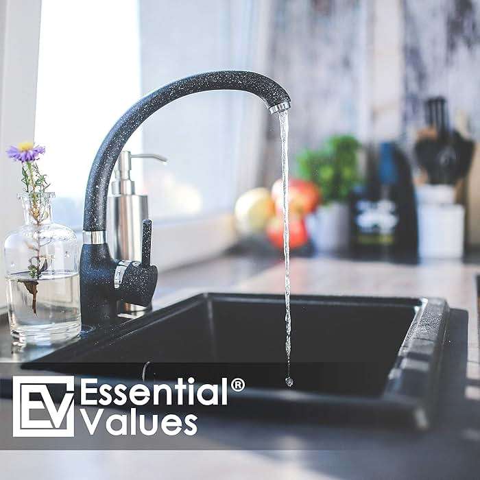 Essential Values Kitchen Sink Stopper - Drain Stopper Kitchen Sink Plug - Black Plastic Cover Cap Compatible with Kohler Insinkerator Waste King & Others - Image 5