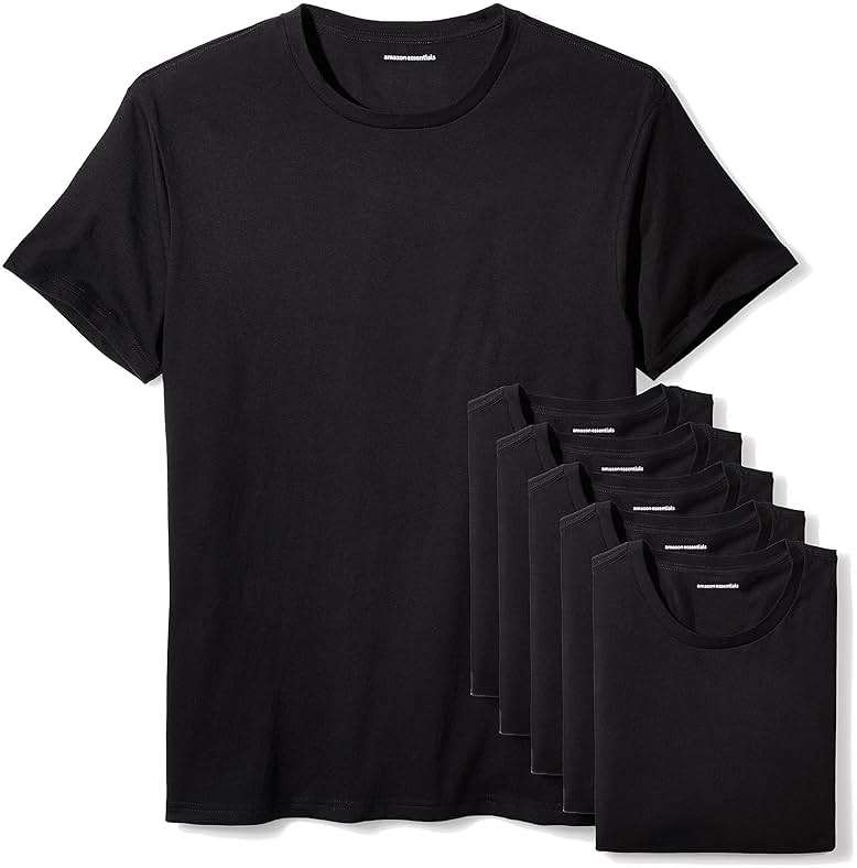 Amazon Essentials Men's Slim Fit Crewneck Undershirts - Image 1