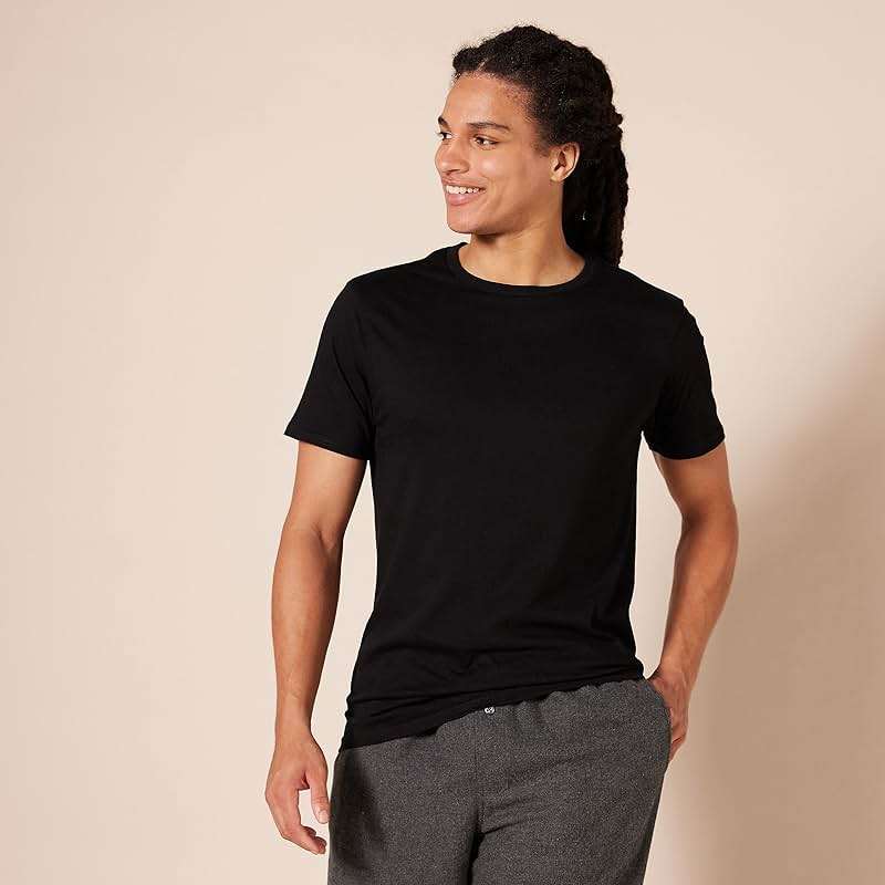Amazon Essentials Men's Slim Fit Crewneck Undershirts - Image 3
