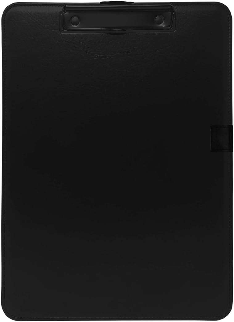 Trade Quest Clipboard Faux Leather Single (Black) - Image 1