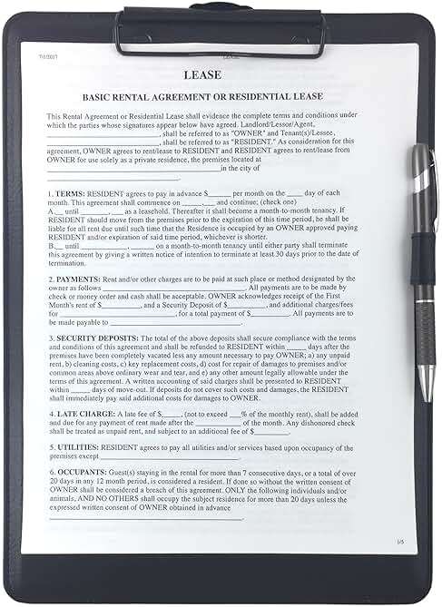 Trade Quest Clipboard Faux Leather Single (Black) - Image 2