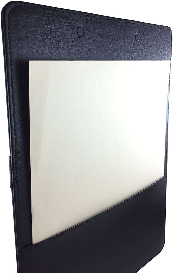 Trade Quest Clipboard Faux Leather Single (Black) - Image 6