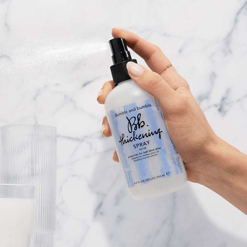 Bumble and bumble. Thickening Blow-Dry Prep Spray | Pre-Styling Primer | Adds Lightweight Volume For Lush Blow Dries | For Fine to Medium Straight, Wavy Hair Types - Image 3