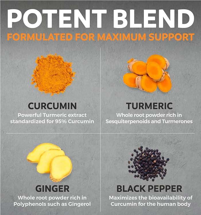 Organic Turmeric Ginger Black Pepper Supplement - High Potency Organic Turmeric Curcumin Capsules with Ginger & Black Pepper for Enhanced Benefits and Absorption - Vegan & Non-GMO (2 Month Supply) - Image 3