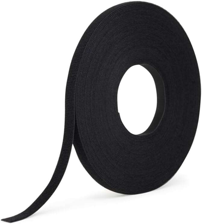 VELCRO Brand - 1801-OW-PB/B-75 Double Sided ONE-WRAP Tape for Secure and Reusable Cable Installations 1/2" X 25 Yard Roll - Image 1