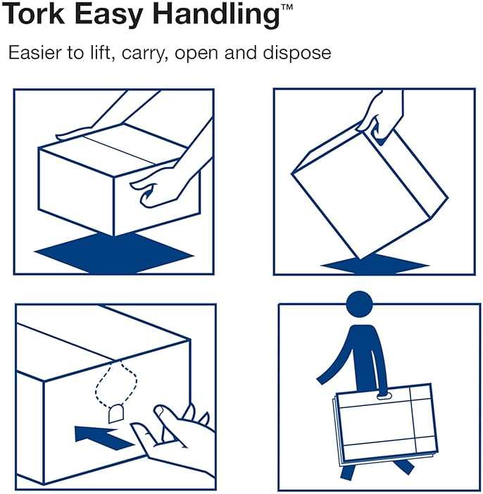 Tork Mini Jumbo Toilet Paper Roll White T2, Advanced, 1-Ply, 12 x 1200', 12013903 - Image 8