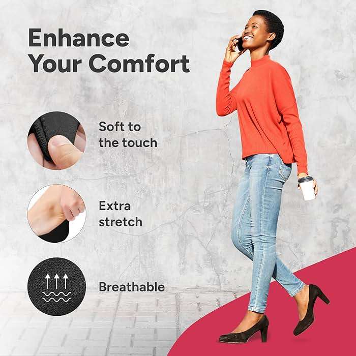 Eedor No Show Socks Womens Invisible Liner, Non Slip & Low Cut, Casual & Formal Wear, Soft & Stretchable - Image 4