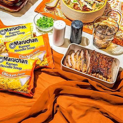 Maruchan Ramen Noodle Soup, Chicken Flavor – Japanese-Style Instant Noodles, Quick & Easy Meal for Kids, Students & Busy Families – 3 Oz. (24 Pack) - Image 3