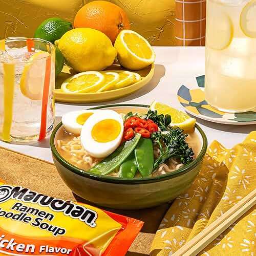 Maruchan Ramen Noodle Soup, Chicken Flavor – Japanese-Style Instant Noodles, Quick & Easy Meal for Kids, Students & Busy Families – 3 Oz. (24 Pack) - Image 5