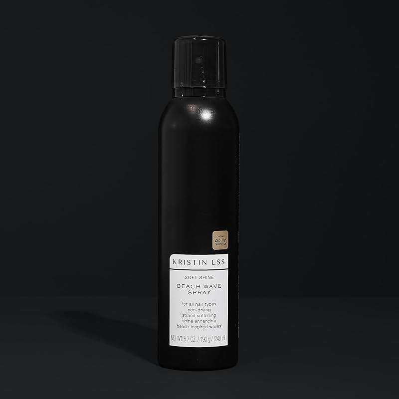 Kristin Ess Hair Soft Shine Beach Wave Hair Spray for Soft Texture + Shine, Non-Drying, Wavy Hair Styling Product, 6.7 oz - Image 7