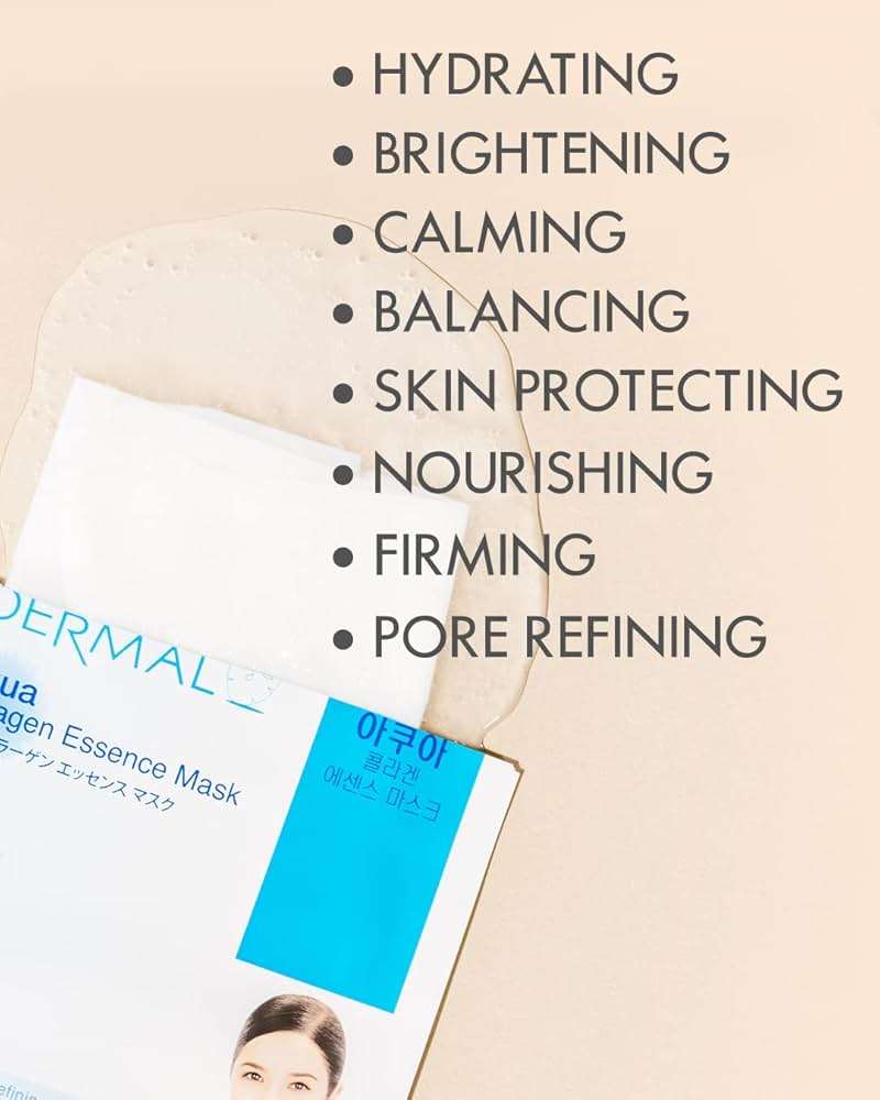 DERMAL 24 Combo Pack Made in Korea Facial Mask – 20+ Years of K-Beauty Experience, Premium Quality Korean Sheet Masks for Daily Skincare Routine - Image 4