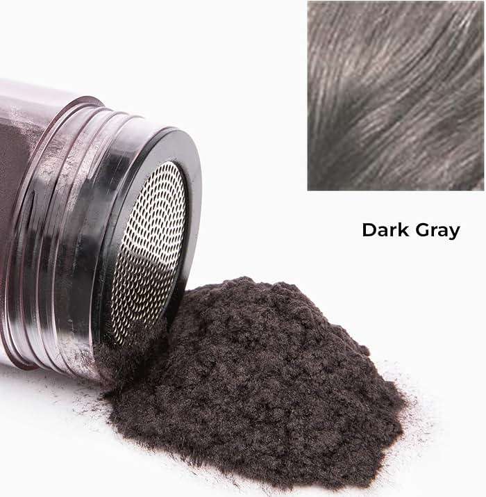 Caboki Hair Fibers for Thinning Hair – Natural Plant-Based Bald Spot Cover Up for Men and Women – Instantly Thicker Fuller Looking Scalp – Clean Ingredients – Trial Size, 10-Day Supply, Dark Gray - Image 3