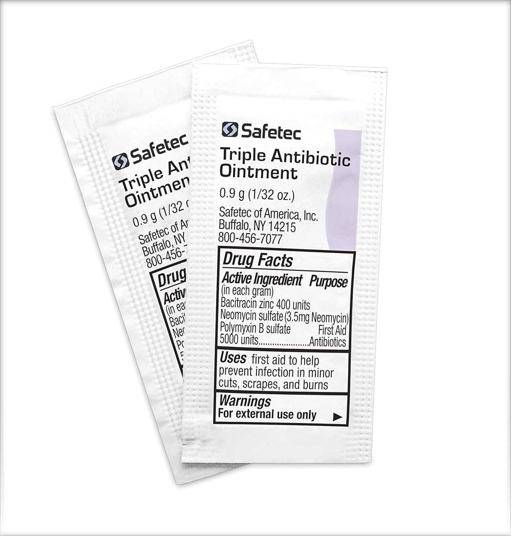 Safetec Triple Antibiotic Ointment.9 g. Pouch (Bulk Package - 2000 Count) - Image 4