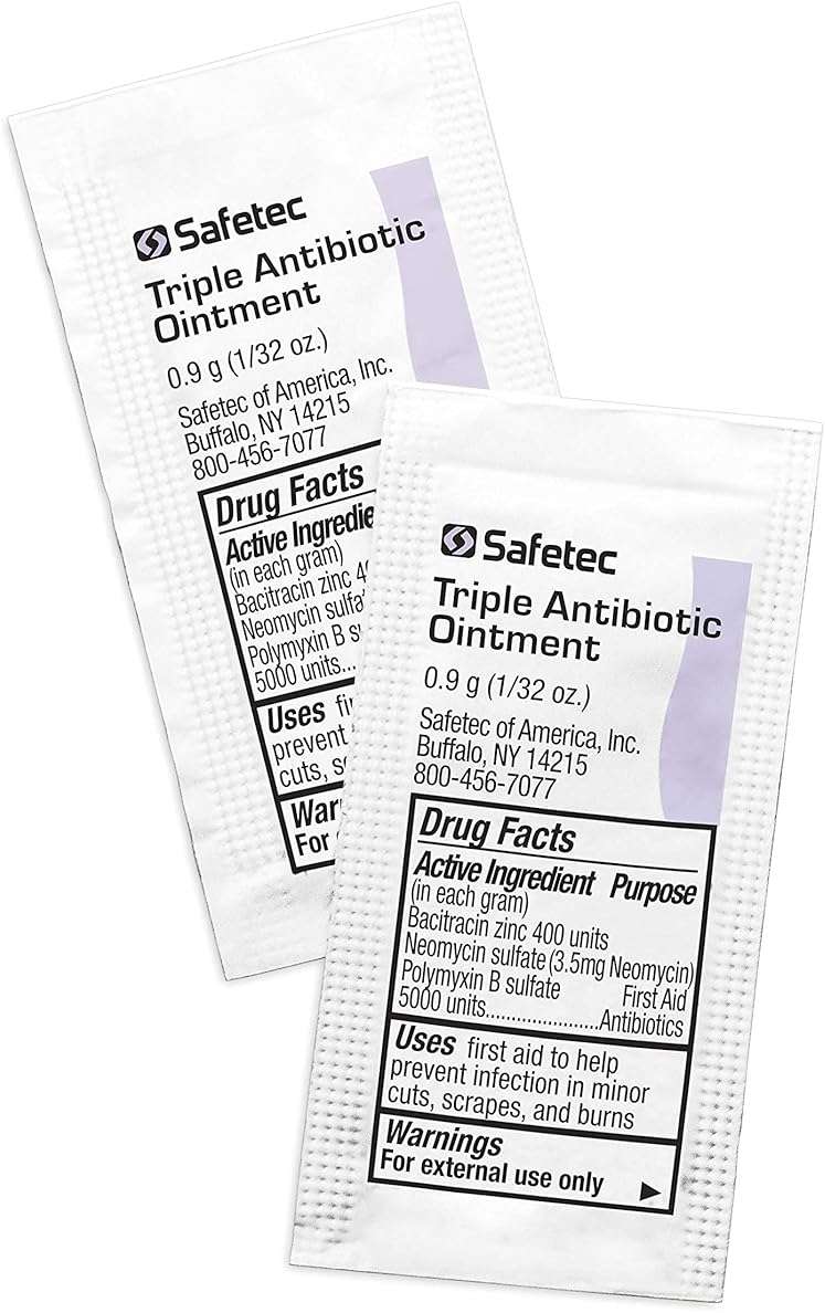 Safetec Triple Antibiotic Ointment.9 g. Pouch (Bulk Package - 2000 Count) - Image 6