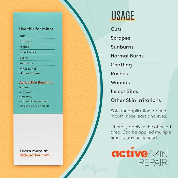 Active Skin Repair First Aid Healing Skin Spray - Natural & Non-Toxic with Hypochlorus Acid for Minor Cuts, Wounds, Scrapes, Rashes, Sunburns, & More, 3 oz - Image 7