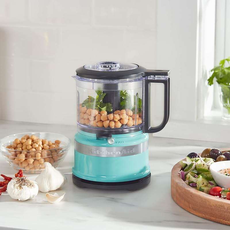 KitchenAid 3.5 Cup Food Chopper KFC3516AQ, Aqua Sky - Image 2