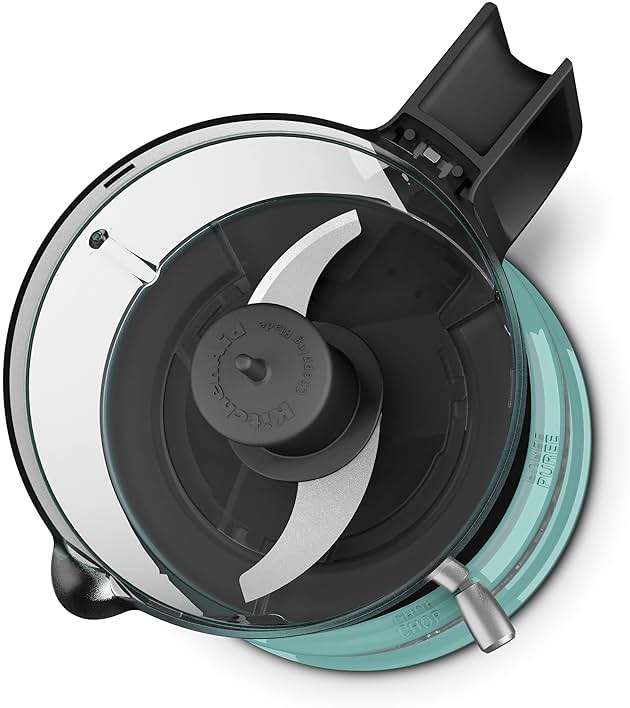 KitchenAid 3.5 Cup Food Chopper KFC3516AQ, Aqua Sky - Image 4