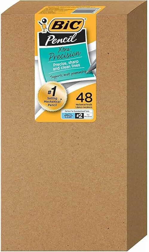BIC Xtra-Precision Mechanical Pencil, Metallic Barrel, Fine Point (0.5mm), 48-Count - Image 3