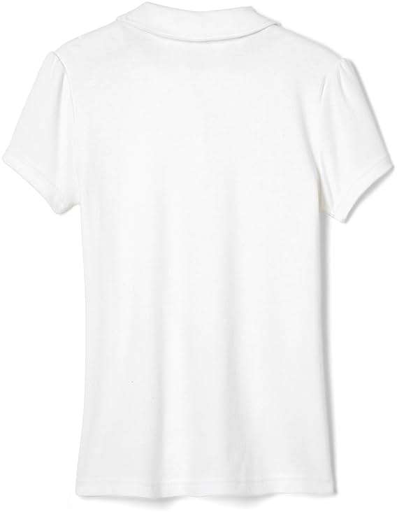 French Toast Toddler Girls Short Sleeve Peter Pan Collar Polo - Image 2