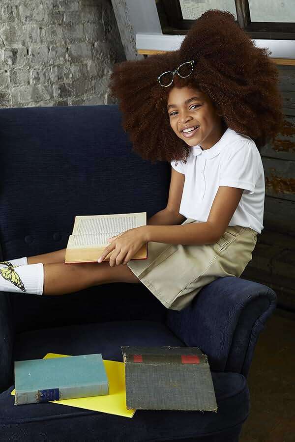 French Toast Toddler Girls Short Sleeve Peter Pan Collar Polo - Image 3