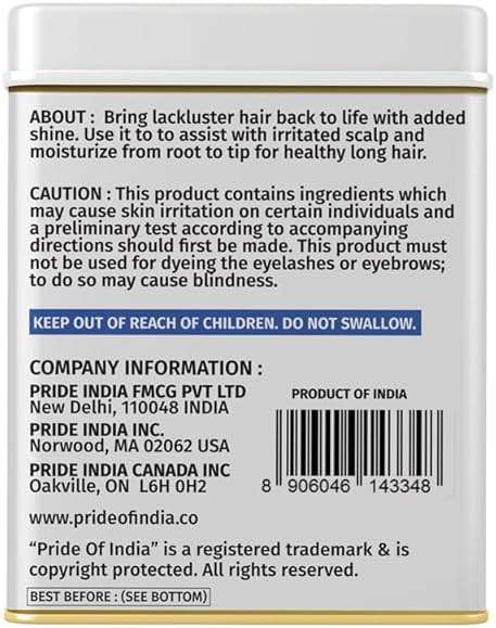 Pride Of India - Indian Amla (Amalaki) Gooseberry Berry Herbal Hair & Skin Care Powder, Half Pound, 100% Natural, 8oz - Image 8
