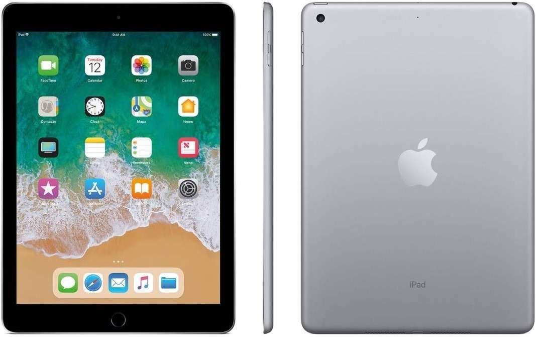 Apple iPad 9.7' with WiFi, 32GB, Space Gray - MP2F2LL/A (Renewed) - Image 4