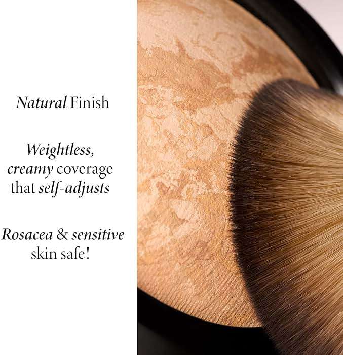 LAURA GELLER NEW YORK Award-Winning Baked Balance-n-Brighten Color Correcting Powder Foundation – Handmade in Italy – Buildable Coverage, Matte Finish – For Mature & Sensitive Skin – 04 Medium - Image 3