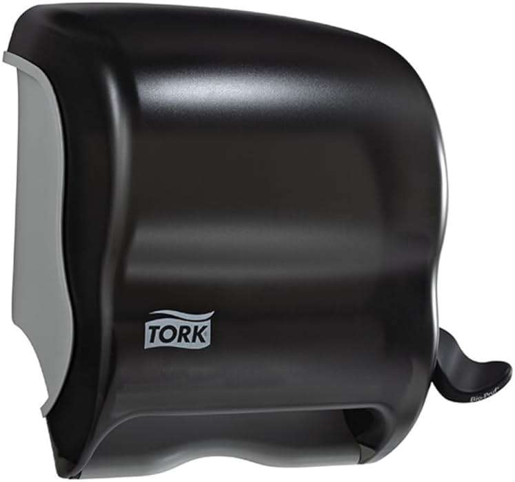 Tork Paper Hand Towel Roll Lever Dispenser Smoke H21, High-Capacity, 83TR - Image 1